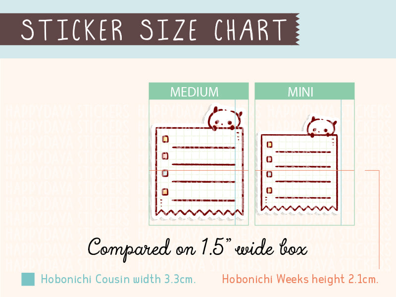 MS107 Checklist slips