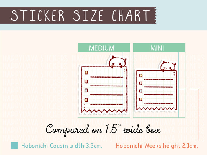 MS107 Checklist slips