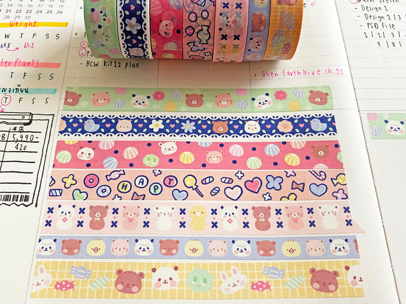 4 Years Anniversary - Navy Washi Tape